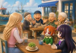 ~ talk up a stormのイラスト