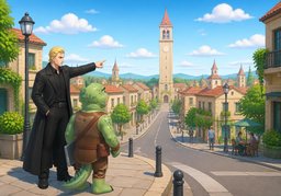 Would ~ make a good landmark?のイラスト