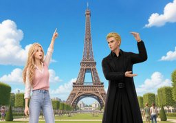 How tall is ~?のイラスト