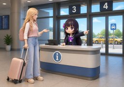 Where can I grab a cab?のイラスト