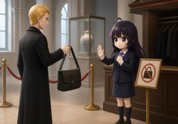 Can ~ go inside?のイラスト