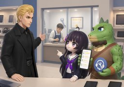 ~ have good after-sales service.のイラスト