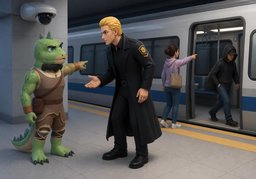 Was anyone watching when ~ was stolen?のイラスト