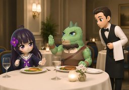 It tastes too ~.のイラスト
