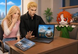 ~ costs a bundle.のイラスト