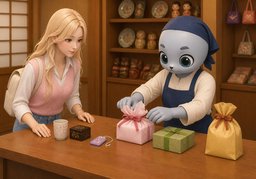 Could you wrap ~ separately?のイラスト