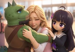 ~ cry tears of joy.のイラスト