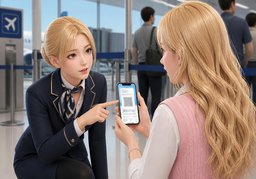 Your ~ isn't quite right.のイラスト