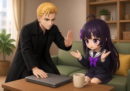 Please don't ~.のイラスト