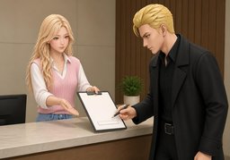 Could I ask you to ~?のイラスト