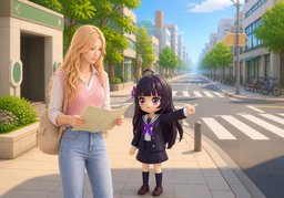 How do I get to ~?のイラスト