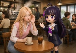 ~ didn't catch ~.のイラスト