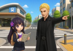 Where is ~?のイラスト