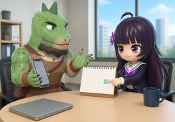 What time works for you?のイラスト
