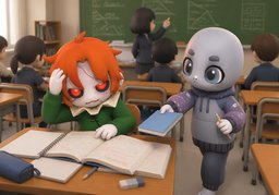 keep up with ~のイラスト