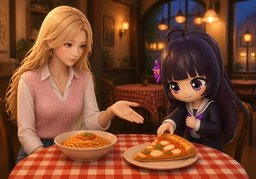 If I had to choose, I'd choose ~.のイラスト