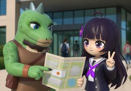 Where should we meet?のイラスト