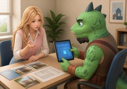 Let's schedule a follow-up.のイラスト