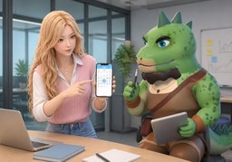 Let's schedule a call.のイラスト