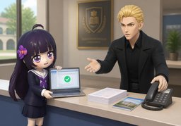 Could you please confirm ~?のイラスト