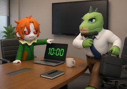 waste timeのイラスト