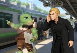 Sorry, I didn't hear you.のイラスト