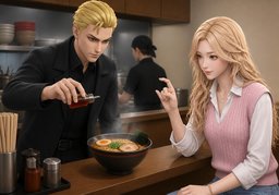 Not too spicy, please.のイラスト