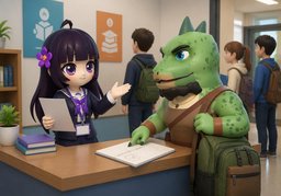 teaching assistantのイラスト