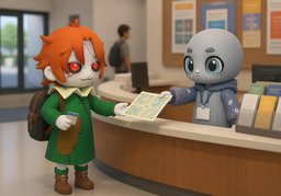 campus mapのイラスト