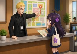 Are you lost?のイラスト