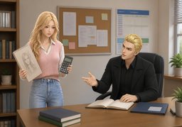Why's that?のイラスト