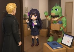 move into ~のイラスト