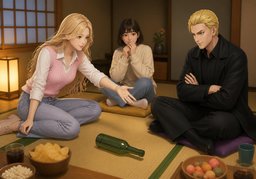 Truth or dare?のイラスト