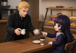 Cream or sugar?のイラスト