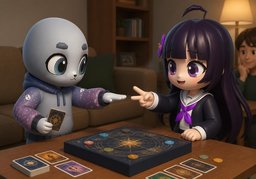 Rock, paper, scissors?のイラスト