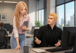 Do you have a minute?のイラスト