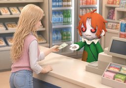 small changeのイラスト