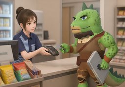How would you like to pay?のイラスト