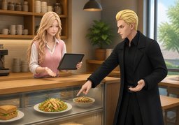Can I take your order?のイラスト