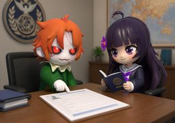 Let's review ~.のイラスト