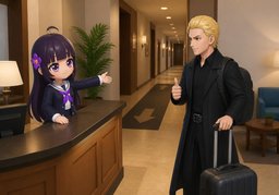 You're in ~.のイラスト