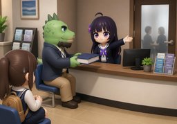 What is ~ doing?のイラスト