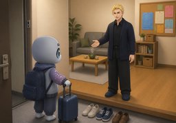 ~ will take ~.のイラスト