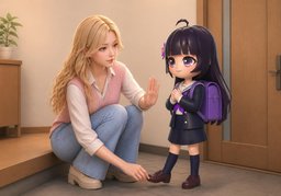 Hold on.のイラスト