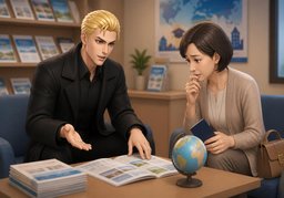It's never too late.のイラスト
