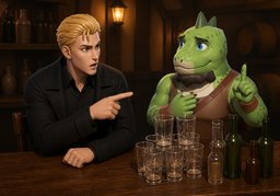~ drink so much.のイラスト
