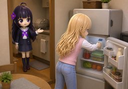 in the back of ~のイラスト