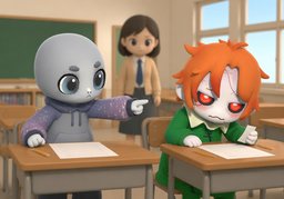 That's cheating.のイラスト