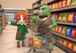 Get some ~.のイラスト
