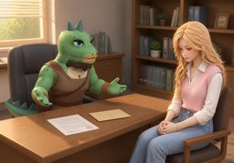 It's unlikely to ~.のイラスト